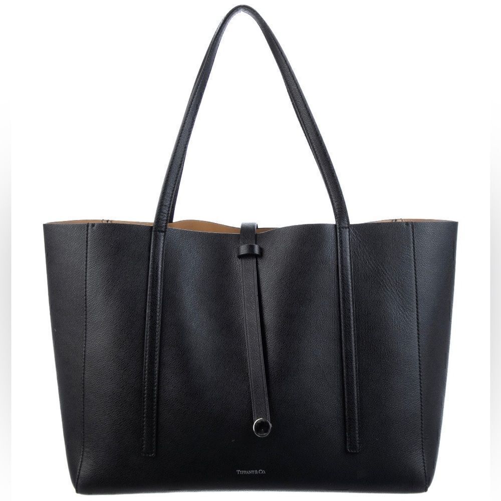 Tiffany & Co. Leather Shopper Tote